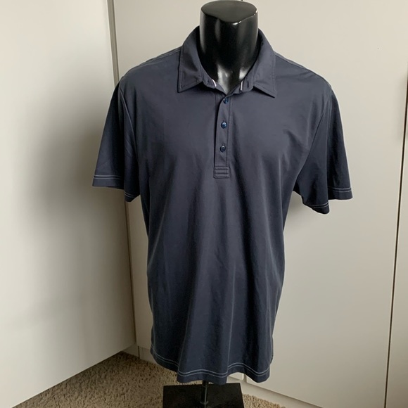 Travis Mathew charcoal men’s large polo shirt - Picture 1 of 5